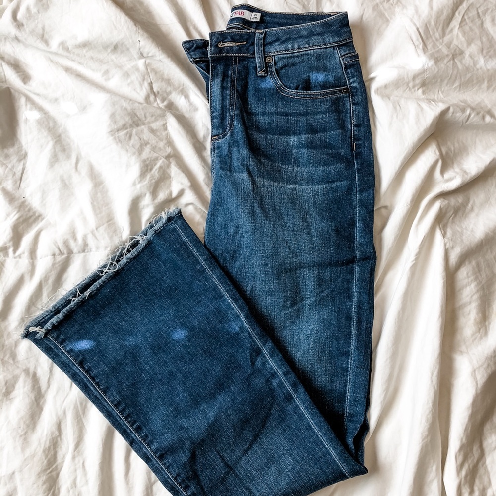 JustFab Flared blue Jeans